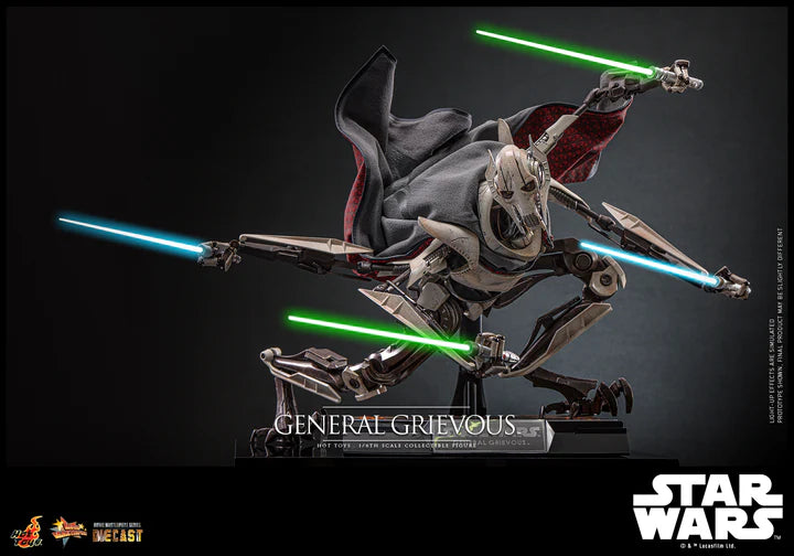 HOT TOYS STAR WARS EPISODE III: REVENGE OF THE SITH - 1/6TH SCALE GENERAL GRIEVOUS COLLECTIBLE FIGURE - MMS760D67 - Anotoys Collectibles