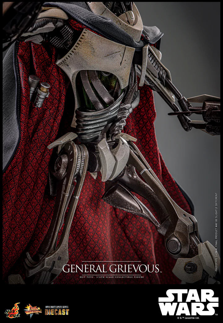 HOT TOYS STAR WARS EPISODE III: REVENGE OF THE SITH - 1/6TH SCALE GENERAL GRIEVOUS COLLECTIBLE FIGURE - MMS760D67 - Anotoys Collectibles