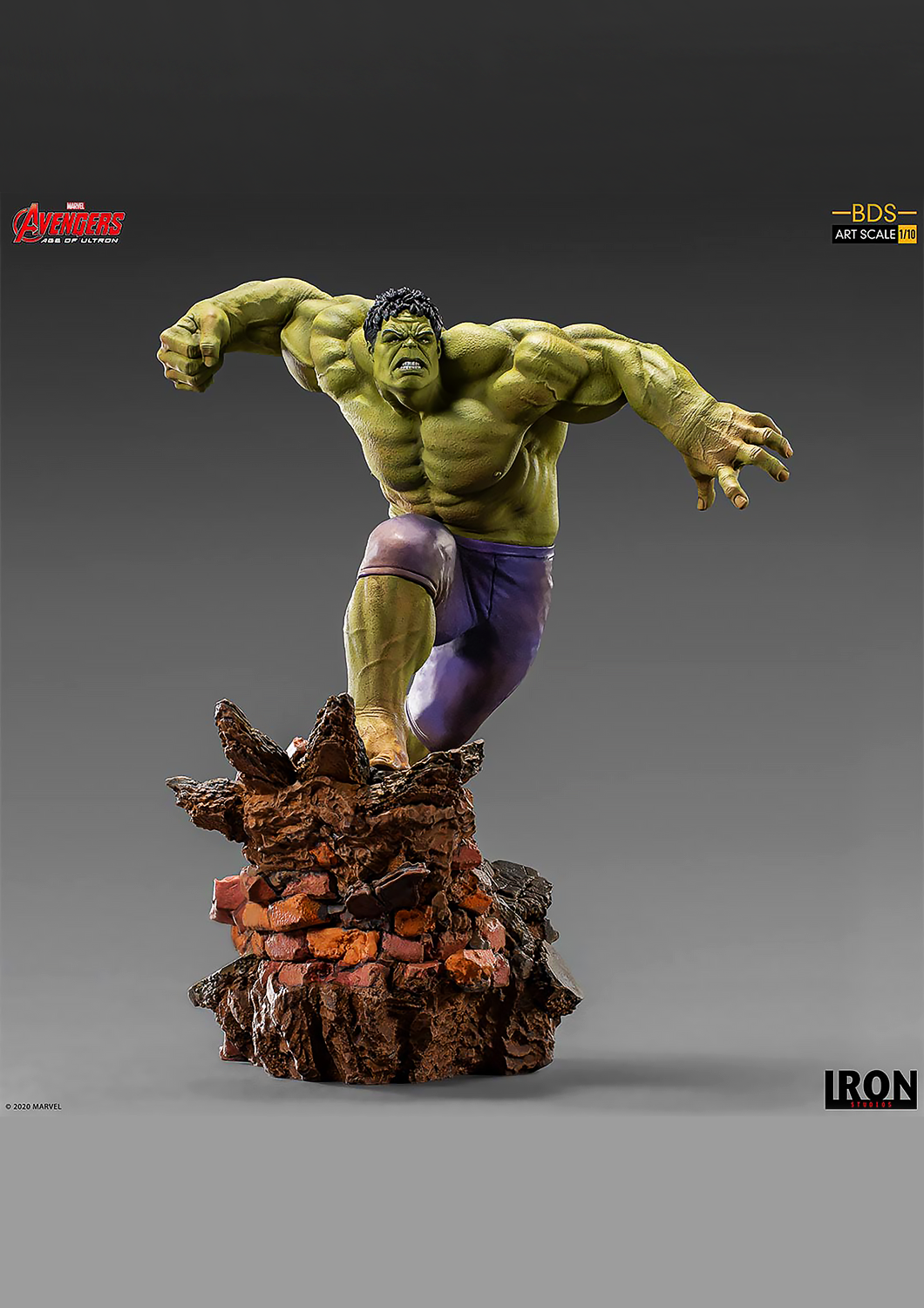 IRON STUDIOS AVENGER AGE OF ULTRON HULK BDS ART SCALE 1/10 MARCAS31820-10 - Anotoys Collectibles
