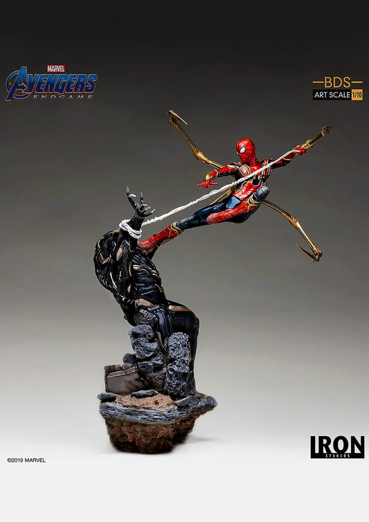 IRON STUDIOS AVENGERS ENDGAME IRON SPIDER VS OUTRIDER BDS ART SCALE 1/10 MARCAS19019-10 - Anotoys Collectibles