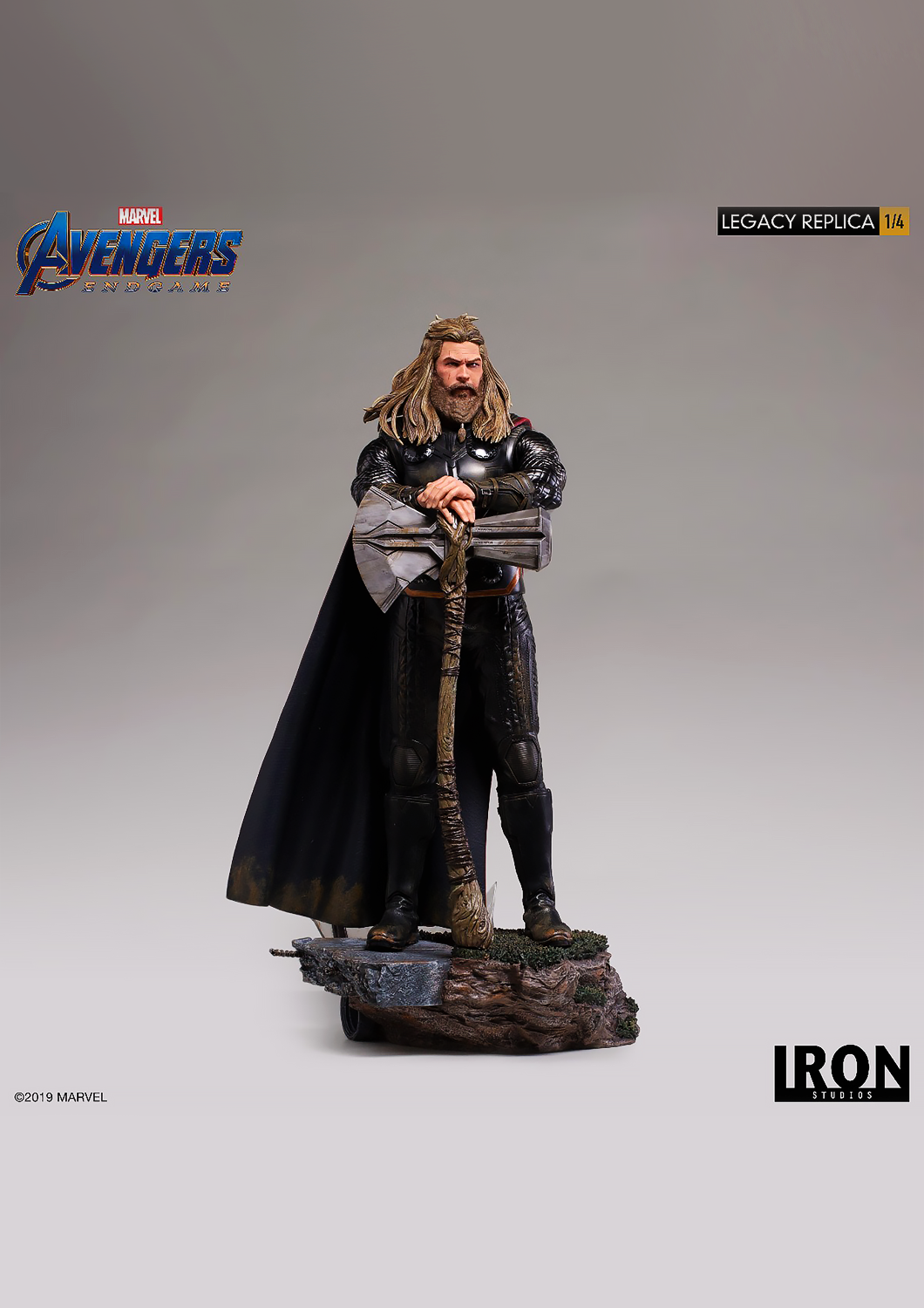 IRON STUDIOS AVENGERS ENDGAME THOR LEGACY REPLICA 1/4 MARCAS20319-14 - Anotoys Collectibles