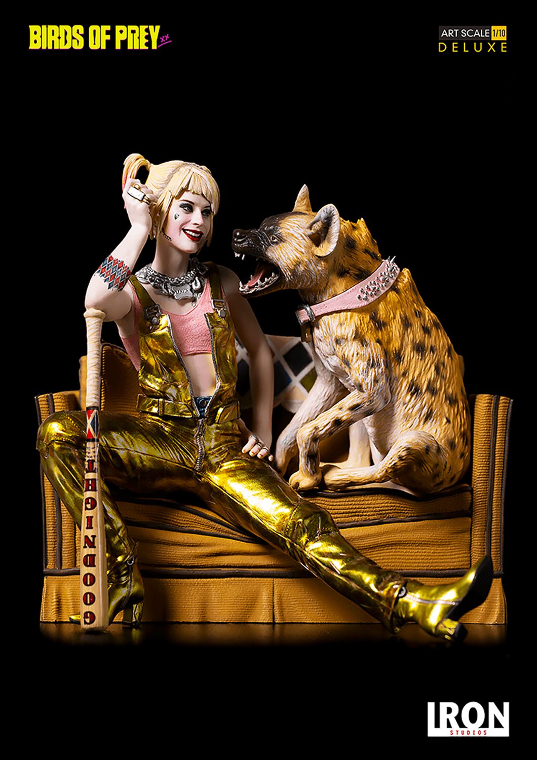 IRON STUDIOS BIRDS OF PREY HARLEY QUINN & BRUCE DELUXE ART SCALE 1/10 DCCBOP26121-10 - Anotoys Collectibles