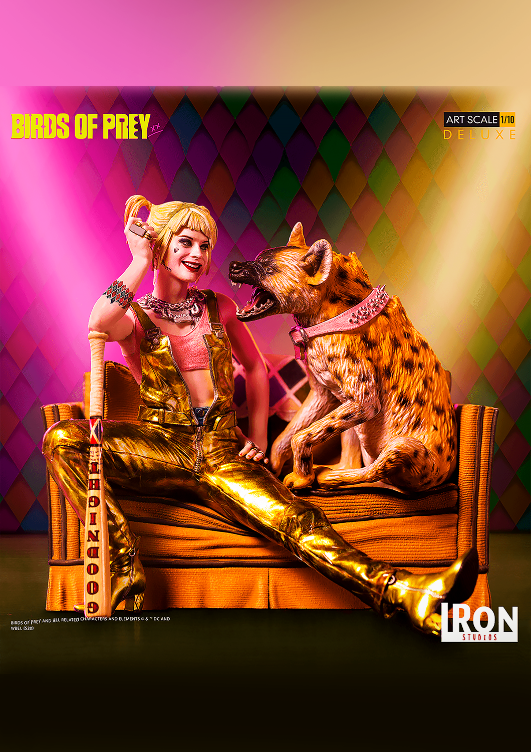 IRON STUDIOS BIRDS OF PREY HARLEY QUINN & BRUCE DELUXE ART SCALE 1/10 DCCBOP26121-10 - Anotoys Collectibles