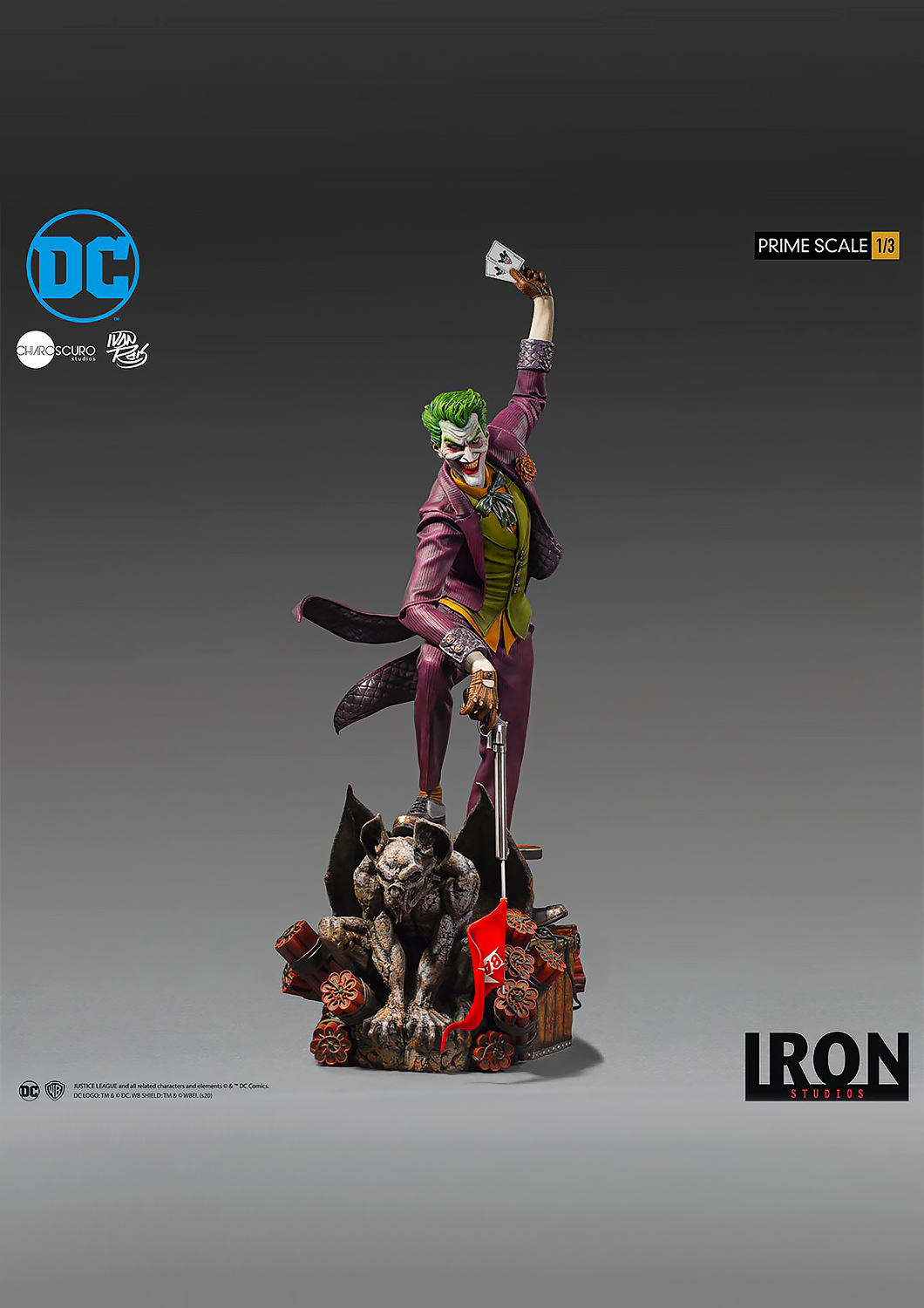 IRON STUDIOS DC COMICS THE JOKER PRIME SCALE 1/3 BY IVAN REIS DCCDCG29520-13 - Anotoys Collectibles
