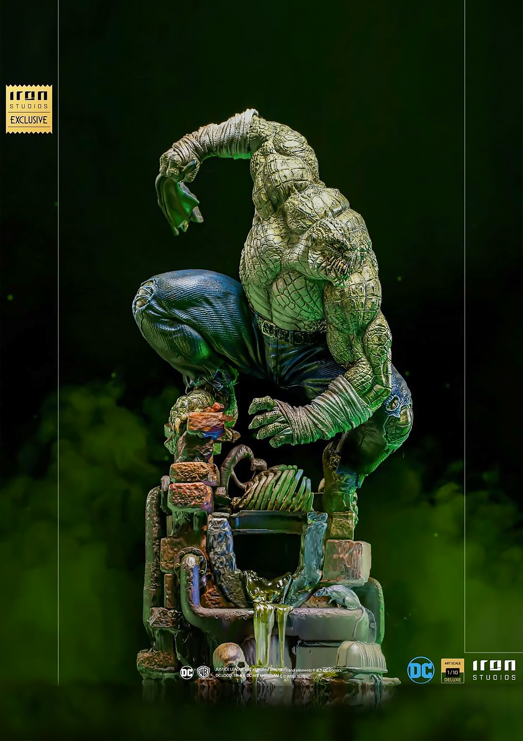 IRON STUDIOS KILLER CROC DELUXE DC COMICS ART SCALE 1/10 DCCDCG27920-10 (CCXP 2020) - Anotoys Collectibles