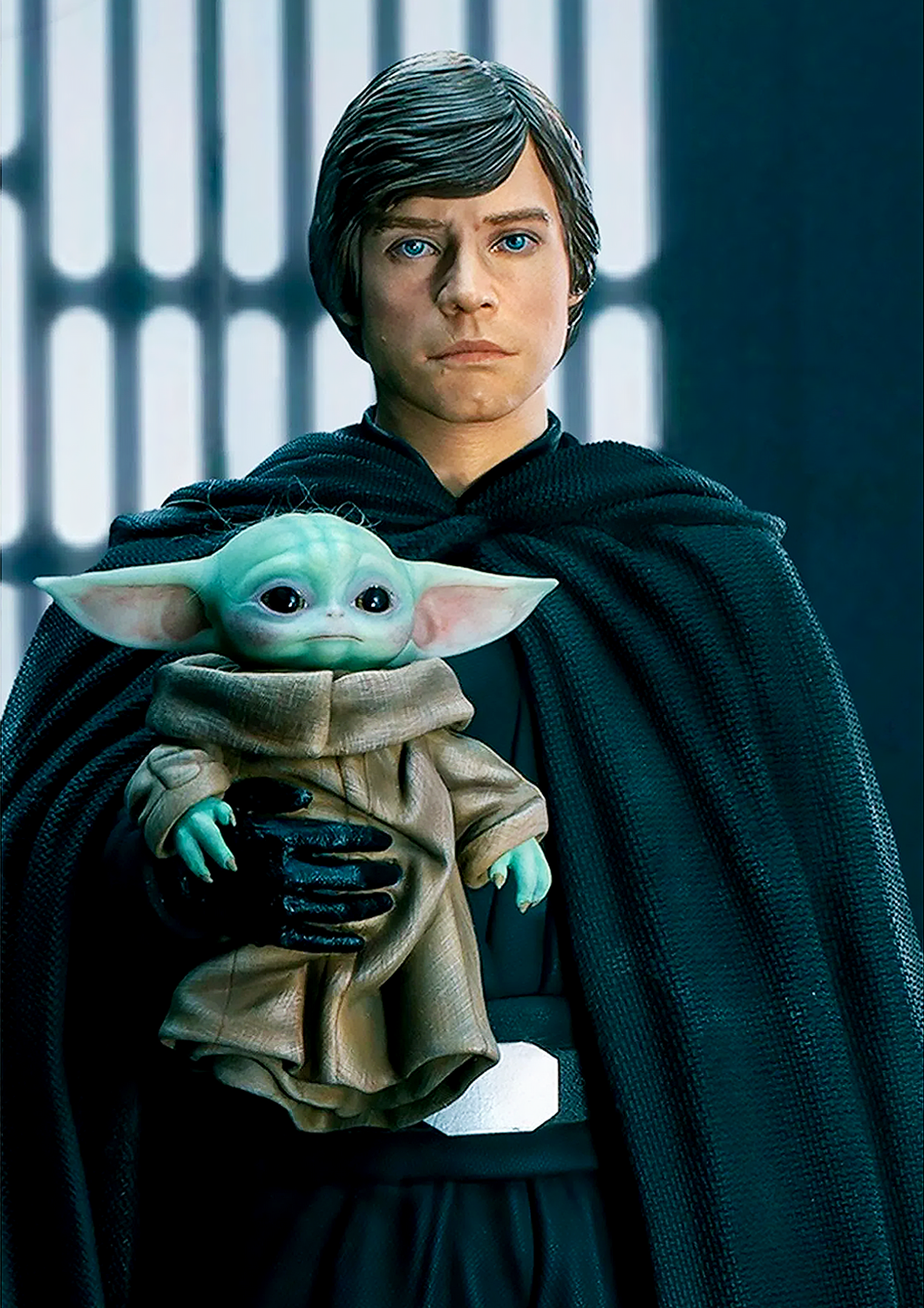 IRON STUDIOS LUKE SKYWALKER, R2-D2 AND GROGU LEGACY REPLICA 1/4 - LUCSWR49321-14 - Anotoys Collectibles