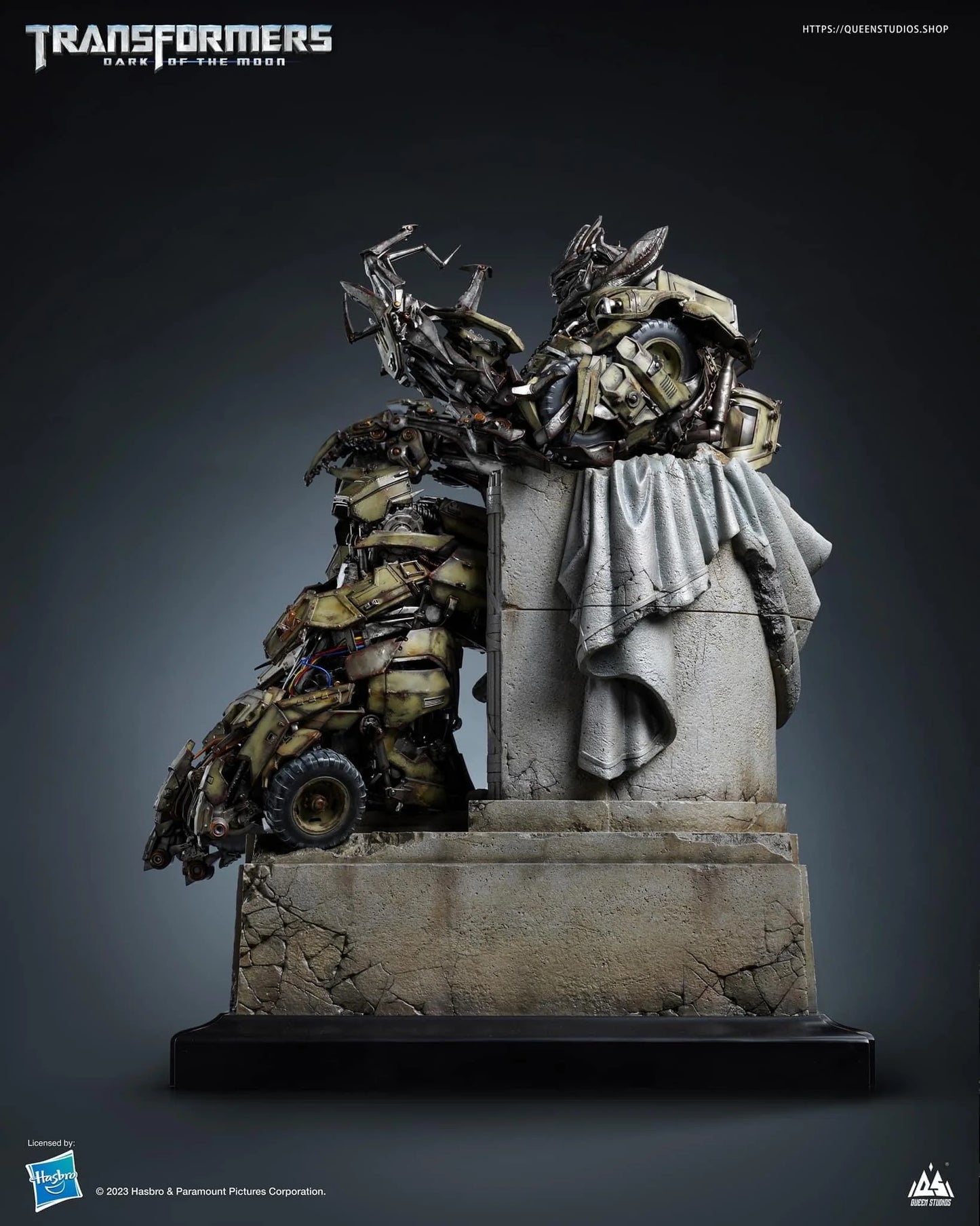 QUEEN STUDIOS TRANSFORMER MEGATRON ON THRONE - QS072