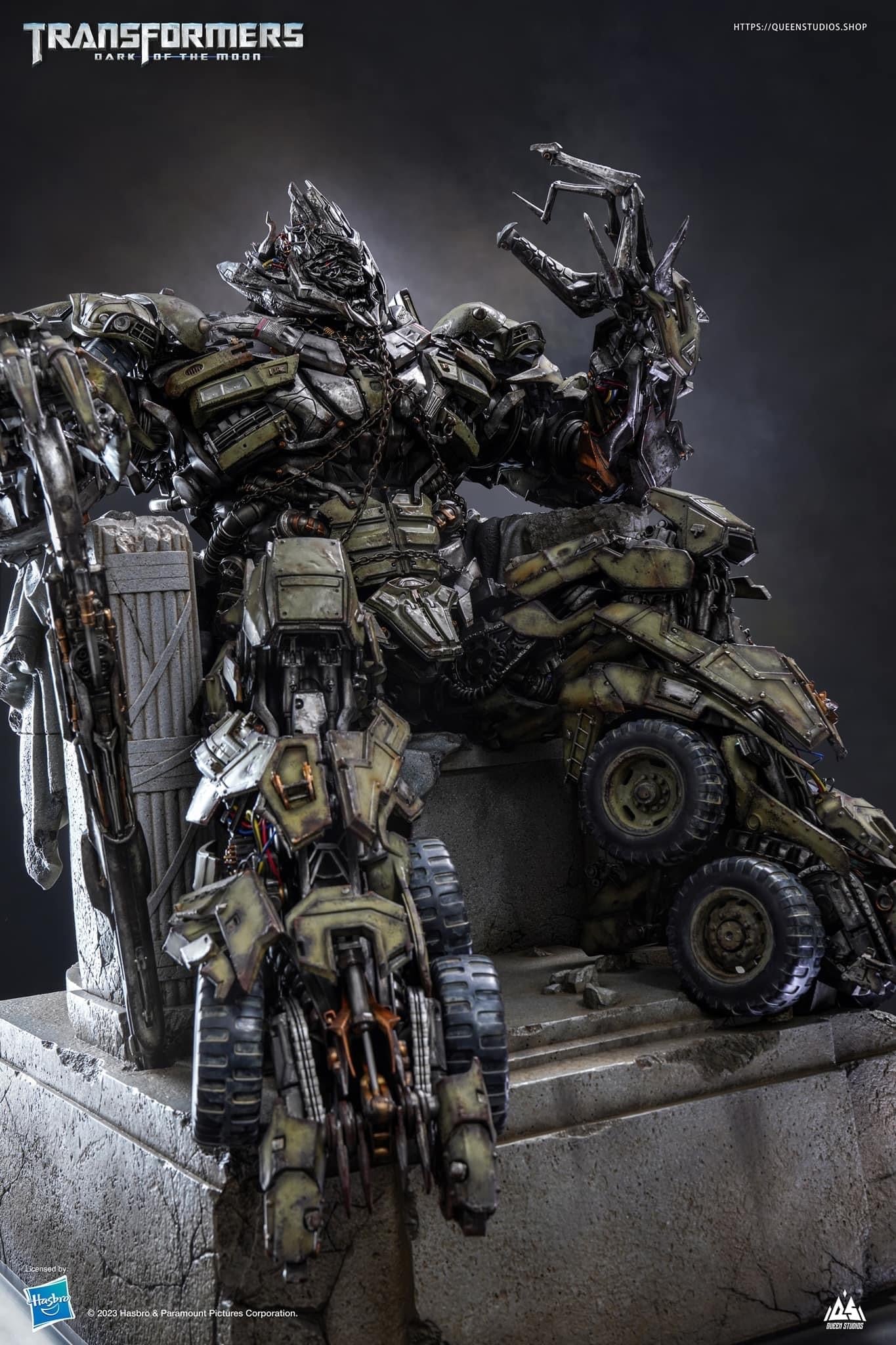 QUEEN STUDIOS TRANSFORMER MEGATRON ON THRONE - QS072