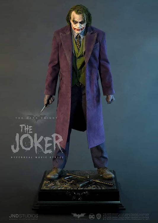 JND STUDIOS THE DARK KNIGHT THE JOKER HYPERREAL MOVIE STATUE 1/3 HMS003 - Anotoys Collectibles
