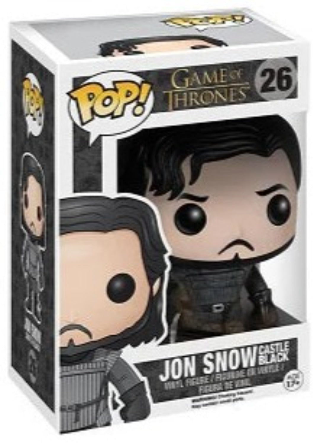 FUNKO POP! GAME OF THRONES - JON SNOW CASTLE BLACK #26 – Anotoys  Collectibles