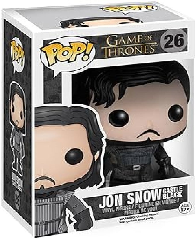 FUNKO POP! GAME OF THRONES - JON SNOW CASTLE BLACK #26 - Anotoys Collectibles