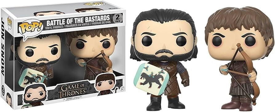 FUNKO POP BATTLE OF THE BASTARDS 2-PACK GAME OF THRONES JON SNOW + RAMSAY BOLTON - Anotoys Collectibles