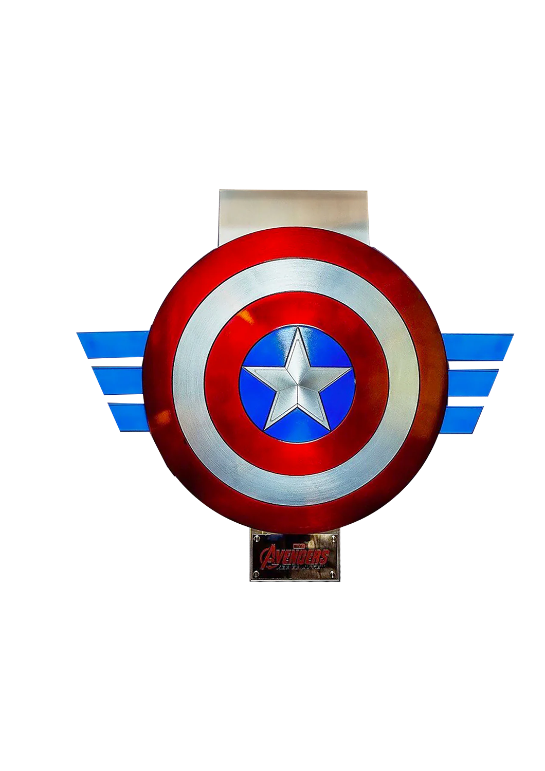 KING ARTS Avengers 2 Captain America Metal Shield Hang Wall 1/1 - MPS022 - Anotoys Collectibles