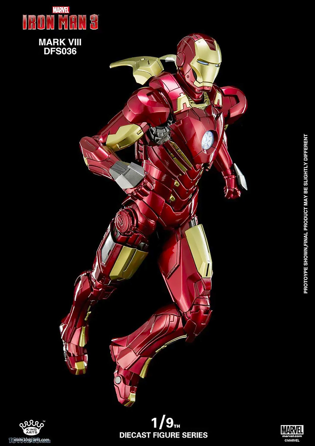 KING ARTS IRONMAN MARK VIII- MARK 8 1/9 DFS036 - Anotoys Collectibles