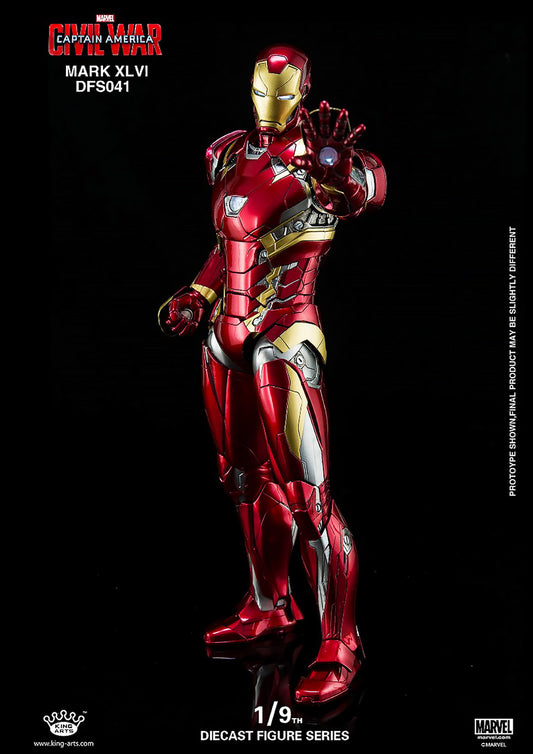 KING ARTS IRON MAN MARK XLVI - MARK 46 1/9 SCALE - DFS041 - Anotoys Collectibles