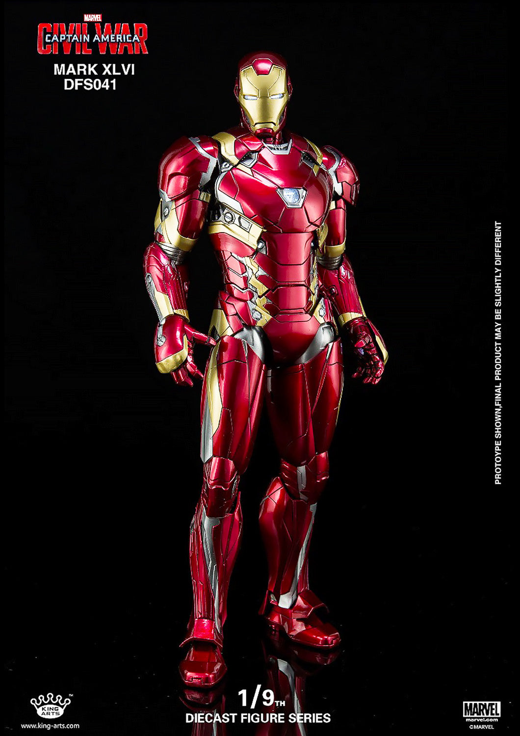 KING ARTS IRON MAN MARK XLVI - MARK 46 1/9 SCALE - DFS041 - Anotoys Collectibles