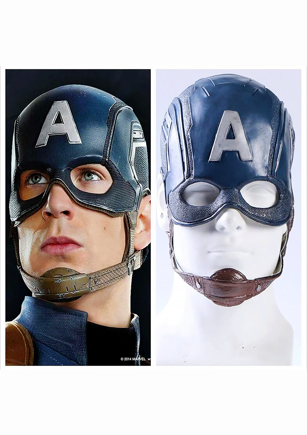 KING ARTS MOVIE PROP SERIES 1/1 CAPT. AMERICA HELMET - MPS028 - Anotoys Collectibles