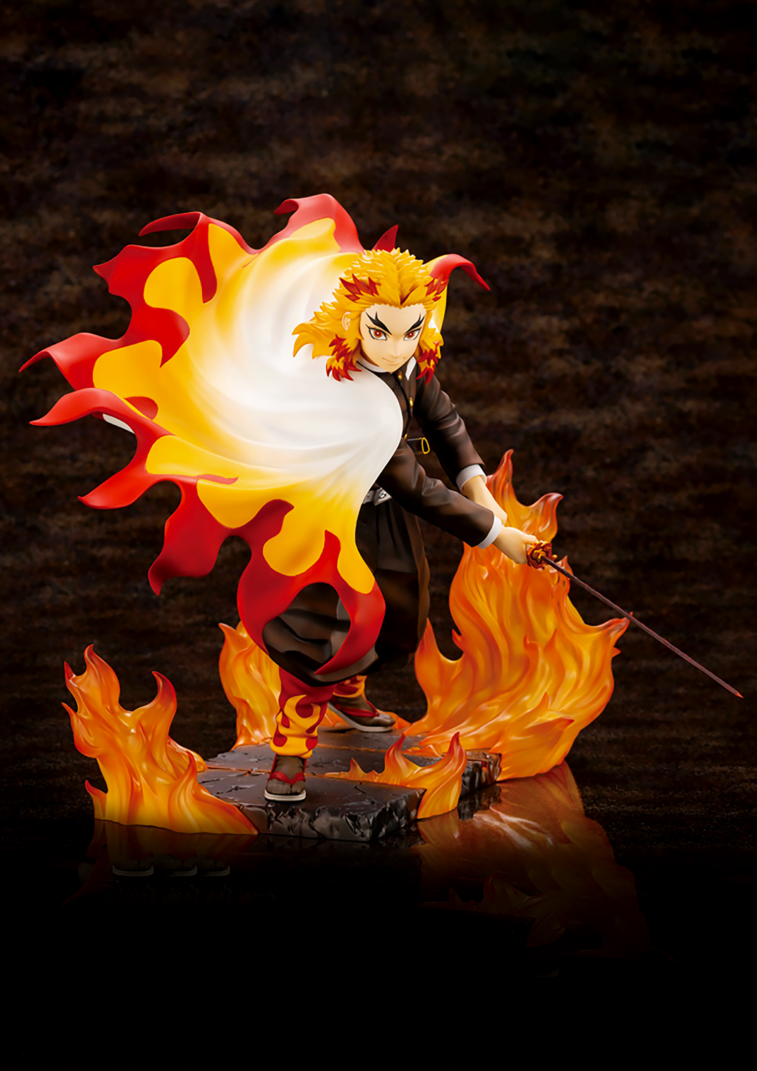 KOTOBUKIYA DEMON SLAYER KIMETSU NO YAIBA ARTFX J KYOJURO RENGOKU 1/8 PP927 - Anotoys Collectibles