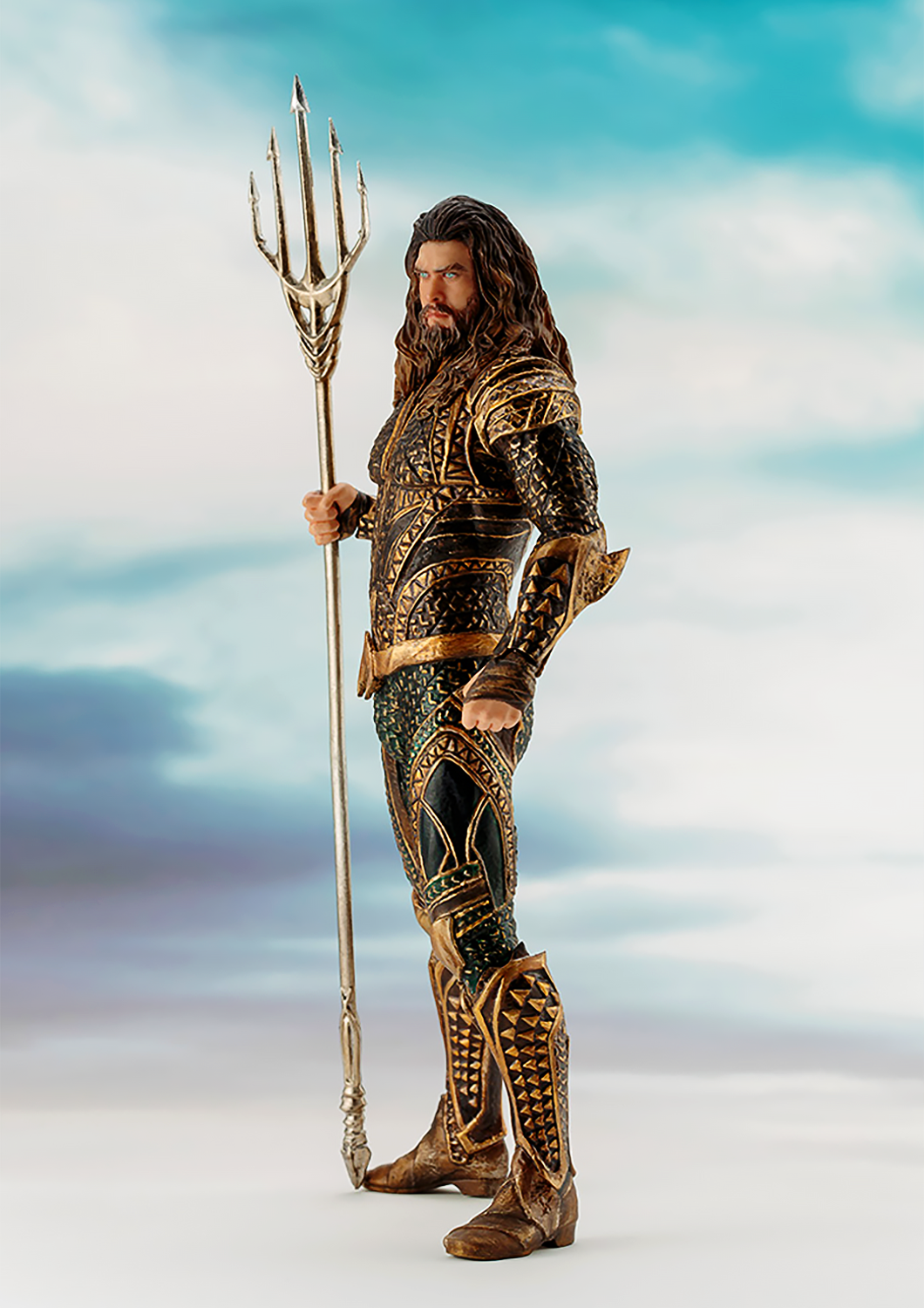 KOTOBUKIYA JUSTICE LEAGUE ARTFX AQUAMAN 1/10 SCALE- SV215 - Anotoys Collectibles