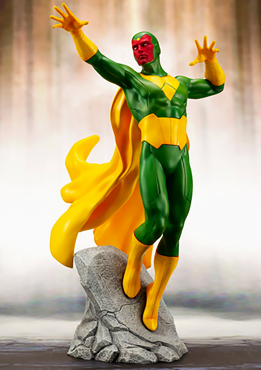 KOTOBUKIYA MARVEL COMICS AVENGERS SERIES: VISION ARTFX+ STATUE - MK250 - Anotoys Collectibles