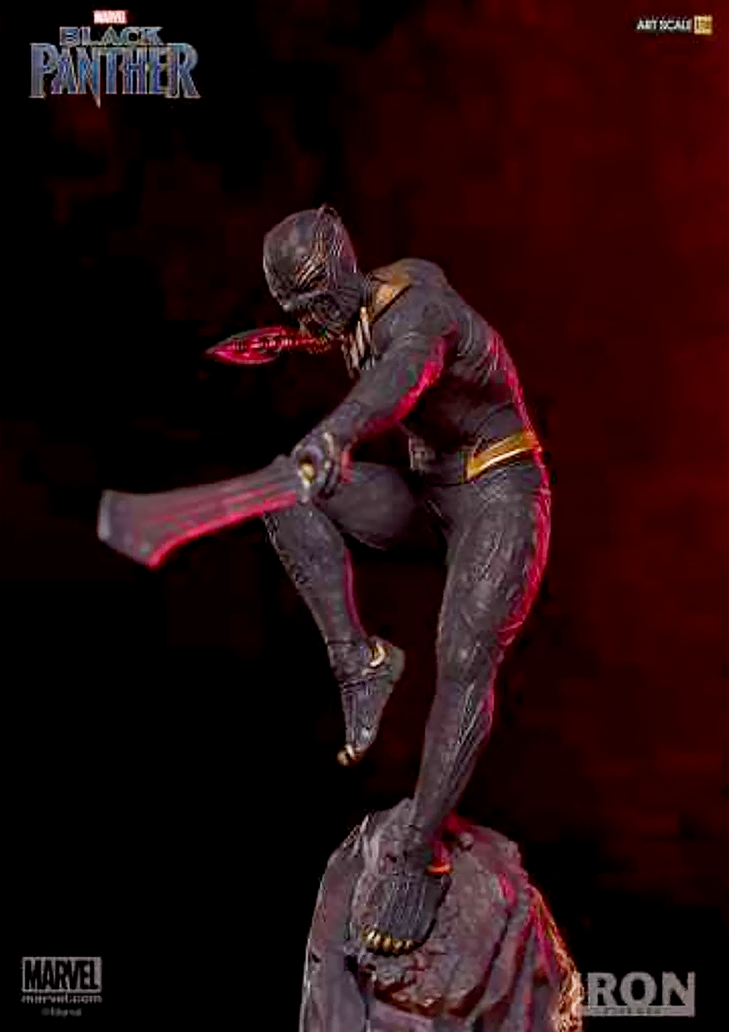 IRON STUDIOS BLACK PANTHER: ERIK KILLMONGER BDS ART SCALE 1/10 - MARCWR07017-10 - Anotoys Collectibles