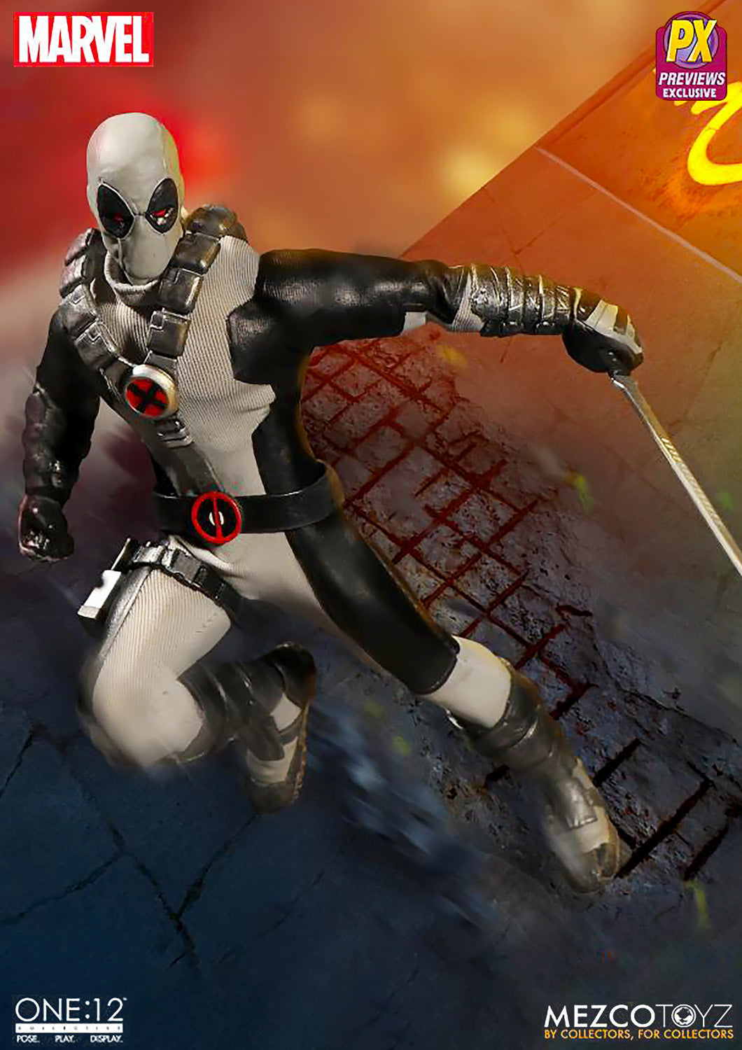 MEZCO TOYZ DEADPOOL PX PREVIEW EXCLUSIVE COLLECTIVE 1/12 SCALE - 76452 - Anotoys Collectibles