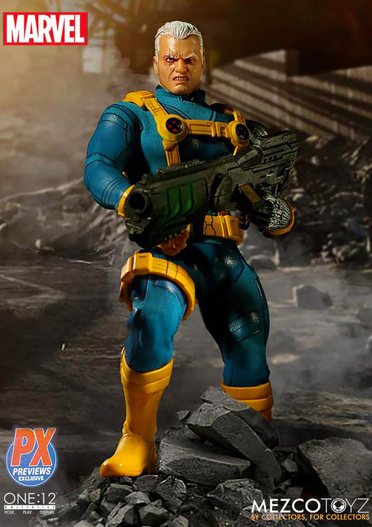 MEZCO TOYZ ONE:12 CABLE PX PREVIEWS EXCLUSIVE - 76861 - Anotoys Collectibles