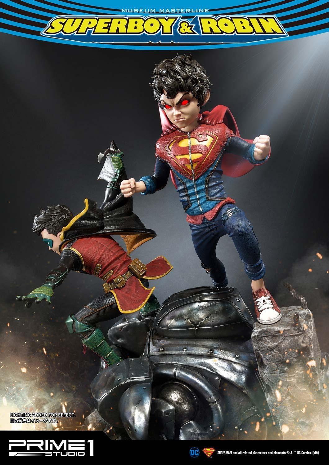 PRIME 1 STUDIO SUPERBOY AND ROBIN EXCLUSIVE VERSION MMDC-38EX - Anotoys Collectibles