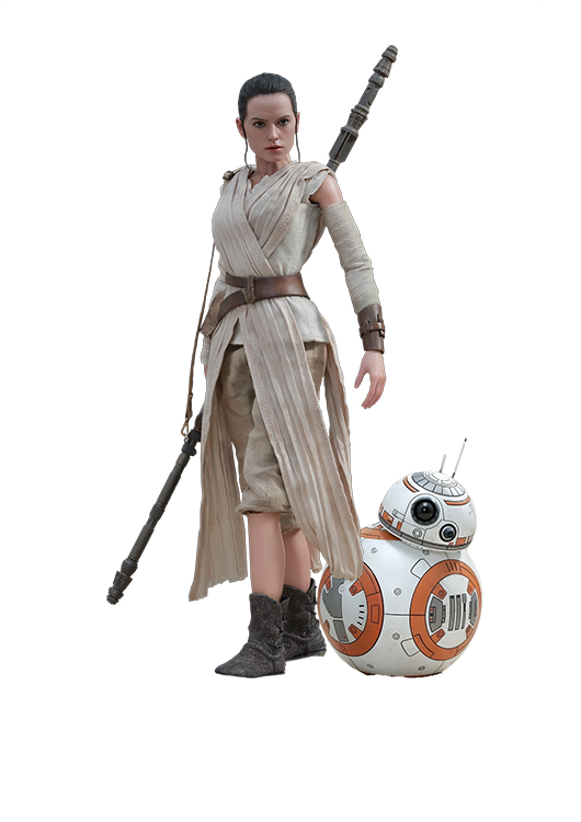 HOT TOYS STAR WARS EPISODE VII THE FORCE AWAKENS REY AND BB-8 1/6 SCALE MMS337 - Anotoys Collectibles