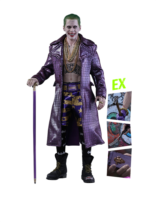 HOT TOYS SUICIDE SQUAD THE JOKER PURPLE COAT SPECIAL EDITION 1/6 SCALE - MMS382E - Anotoys Collectibles