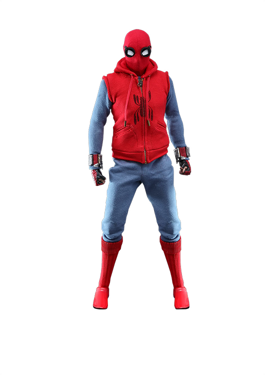 HOT TOYS MARVEL SPIDER-MAN FAR FROM HOME (HOMEMADE SUIT VERSION) COLLECTIBLE FIGURE 1/6TH SCALE - MMS552 - Anotoys Collectibles