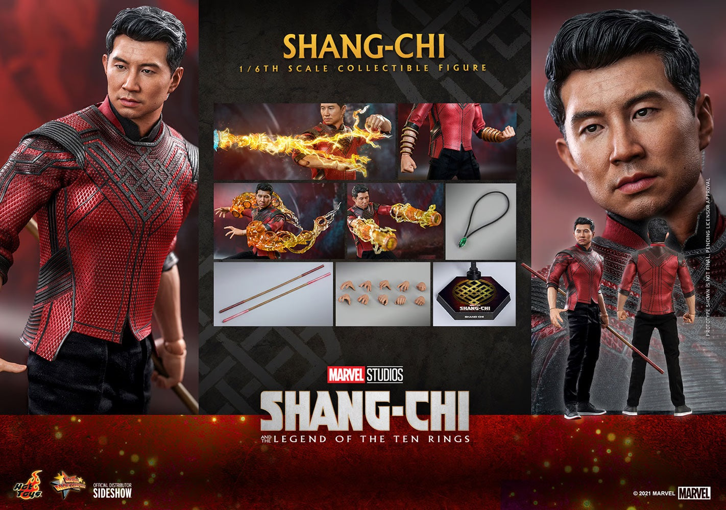 HOT TOYS MARVEL SHANG-CHI AND THE LEGEND OF THE TEN RINGS - SHANG-CHI MMS614 - Anotoys Collectibles