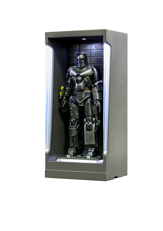 HOT TOYS MARVEL IRON MAN MARK I - MARK 1 WITH HALL OF ARMOR MINIATURE COLLECTIBLE MMSC005 - Anotoys Collectibles