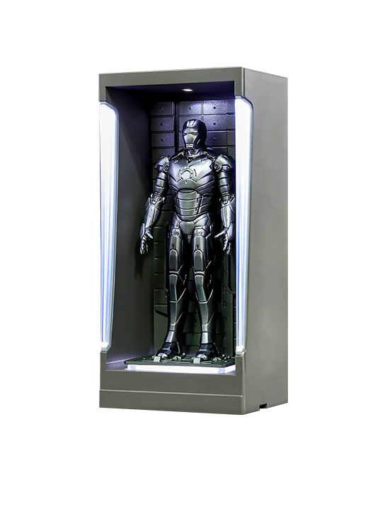 HOT TOYS IRON MAN MARK II MARK WITH HALL OF ARMOR MINIATURE