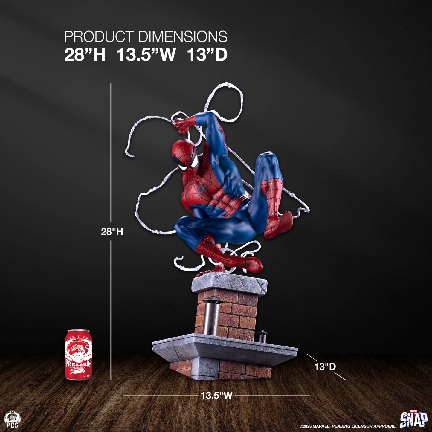 PCS SPIDER-MAN 1:3 STATUE - PCSSNAPSPM13(PRE-ORDER)