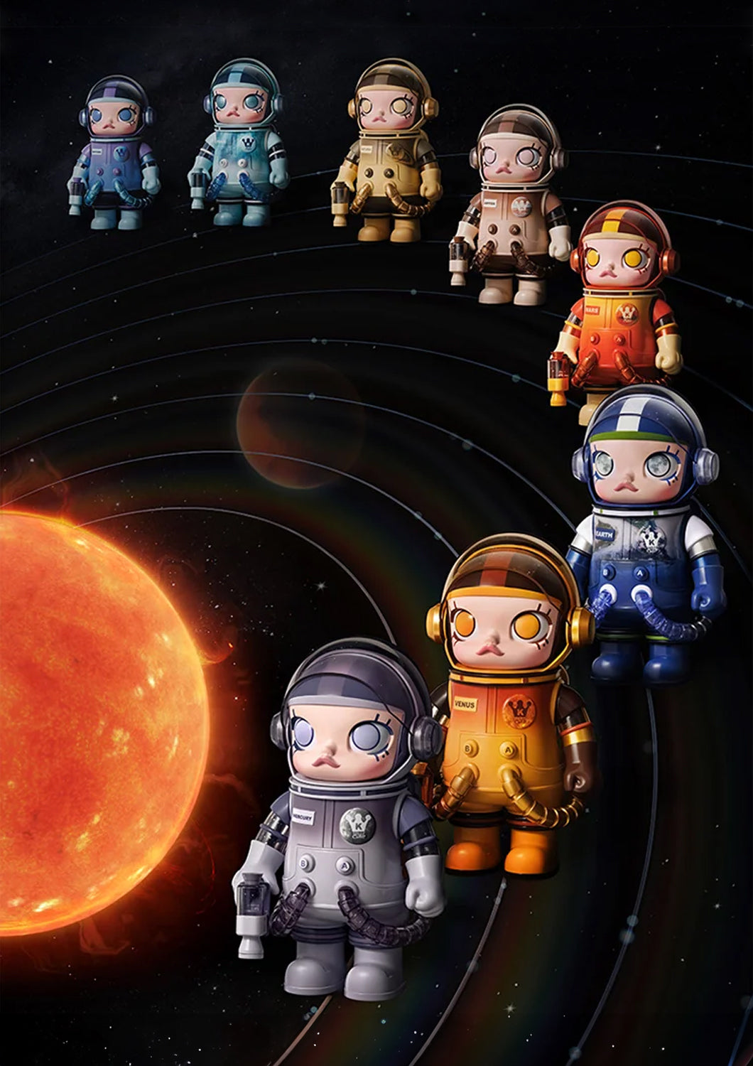 EARTH SUPER SECRET EDITION - MEGA SPACE MOLLY 400% PLANET SERIES - Anotoys Collectibles