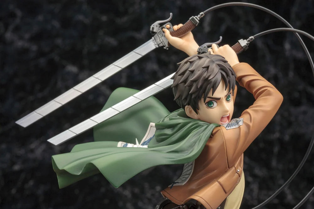 KOTOBUKIYA ARTFX J EREN YEAGER RENEWAL PACKAGE VER. - PV151 - Anotoys Collectibles