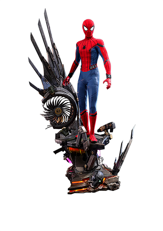 HOT TOYS SPIDERMAN: HOMECOMING SPIDERMAN (DELUXE VERSION) 1/4 QS015 - Anotoys Collectibles