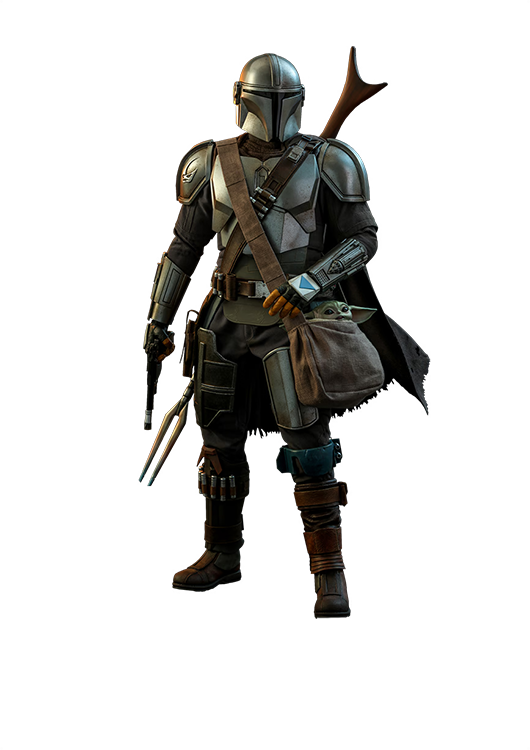 HOT TOYS STAR WARS 1/4TH SCALE THE MANDALORIAN & THE CHILD COLLECTIBLE SET QS016 - Anotoys Collectibles