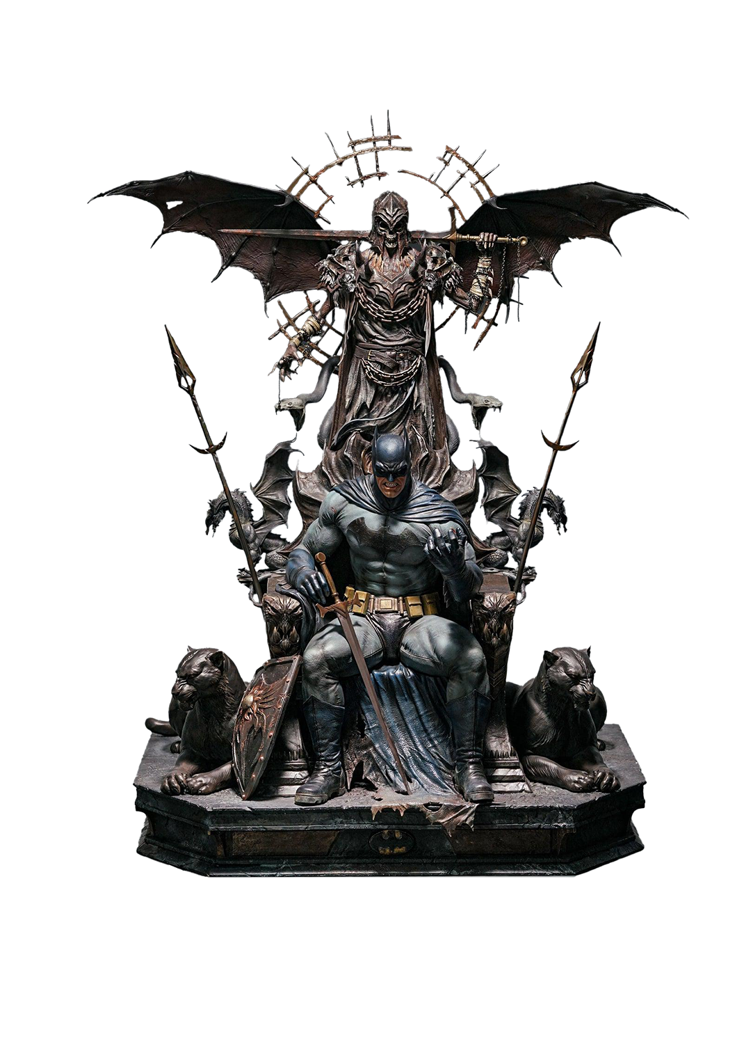 QUEEN STUDIOS BATMAN ON THRONE 1/4 STATUE PREMIUM EDITION - Anotoys Collectibles