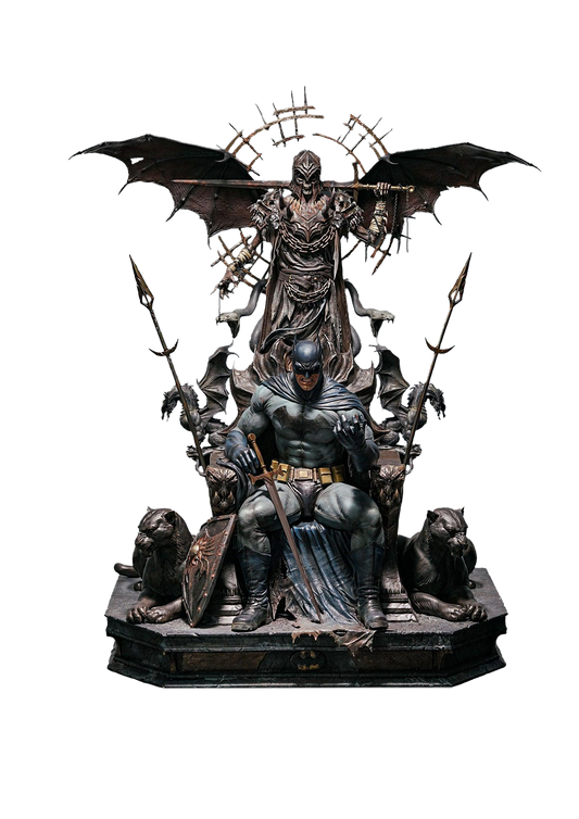 QUEEN STUDIOS BATMAN ON THRONE 1/4 STATUE PREMIUM EDITION - Anotoys Collectibles