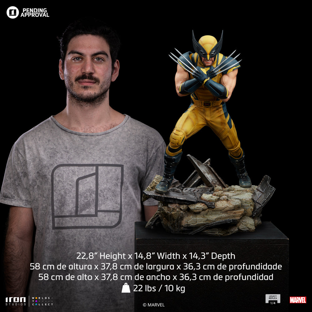 IRON STUDIOS WOLVERINE D&W LEGACY REPLICA 1/4 SCALE STATUE(PRE-ORDER) - Anotoys Collectibles