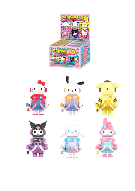 POP MART MEGA SPACE MOLLY 400% SANRIO CHARACTERS SERIES BLIND BOX(WHOLE SET)