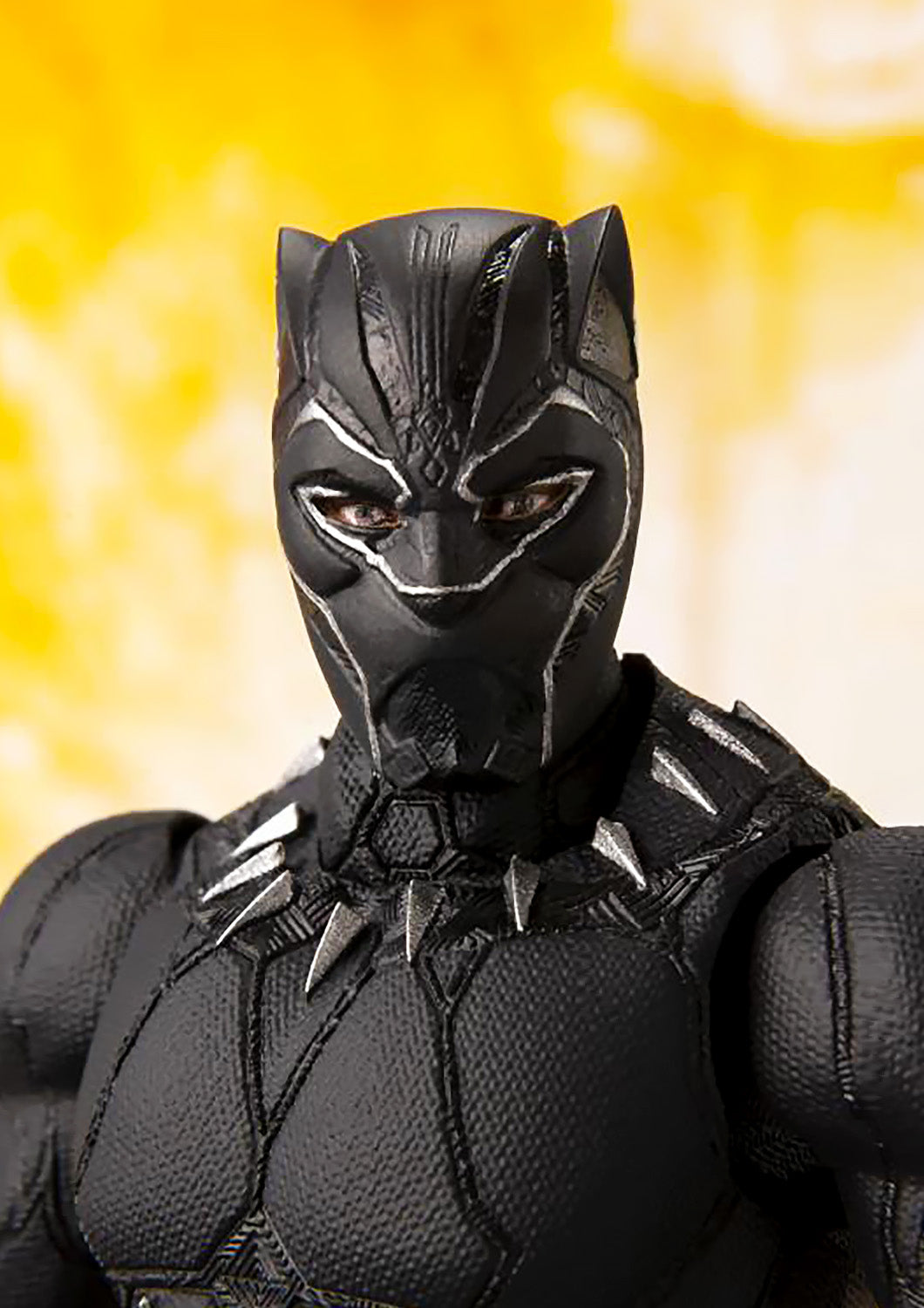 SH FIGUARTS MARVEL AVENGERS INFINITY WAR BLACK PANTHER & TAMASHII EFFECT ROCK - SHF55066. - Anotoys Collectibles