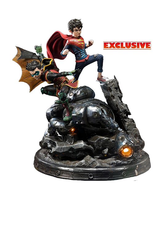 PRIME 1 STUDIO SUPERBOY AND ROBIN EXCLUSIVE VERSION MMDC-38EX - Anotoys Collectibles