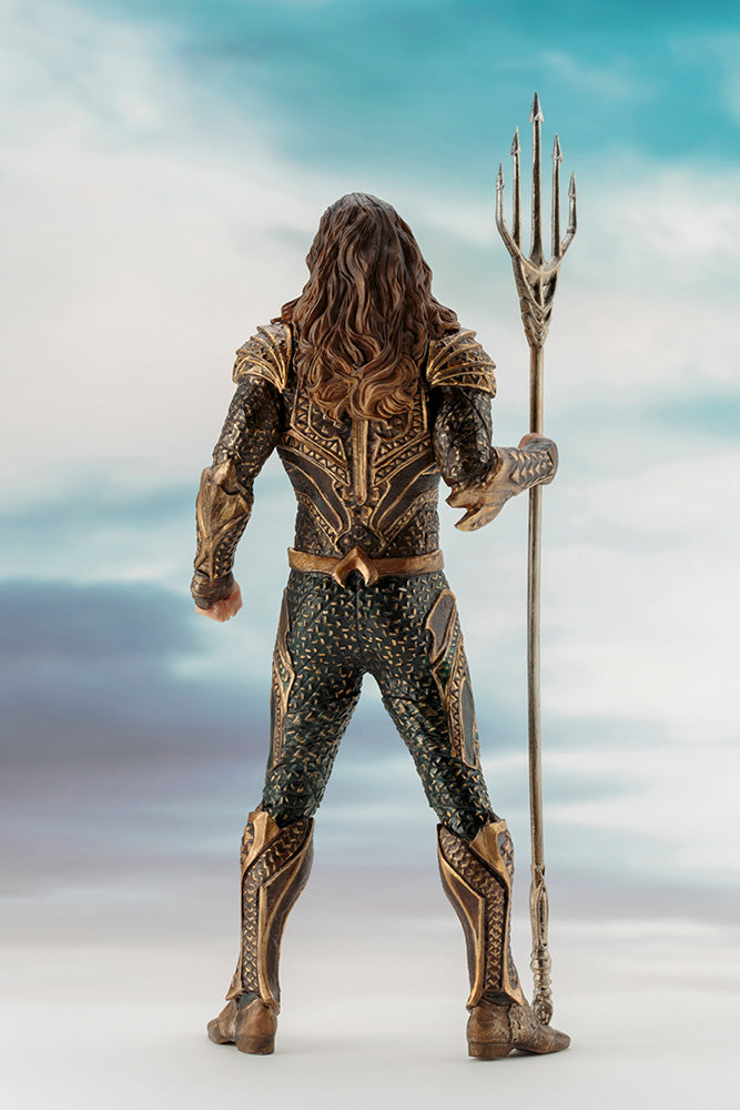 KOTOBUKIYA JUSTICE LEAGUE ARTFX AQUAMAN 1/10 SCALE- SV215 - Anotoys Collectibles