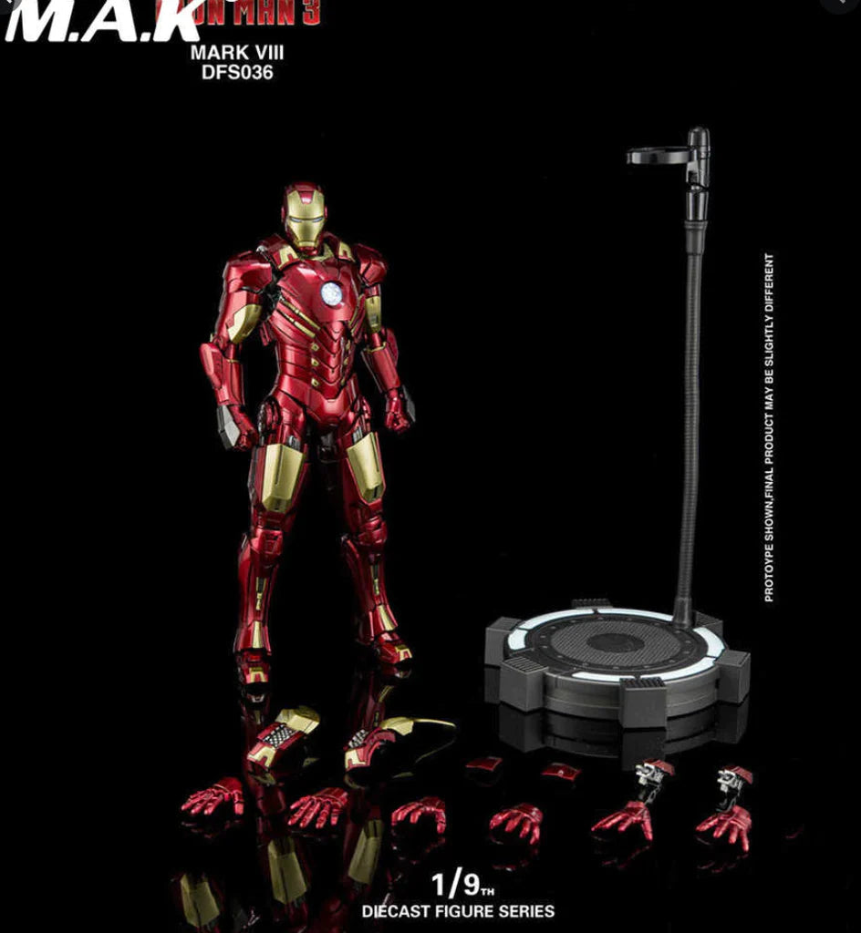 KING ARTS IRONMAN MARK VIII- MARK 8 1/9 DFS036 - Anotoys Collectibles