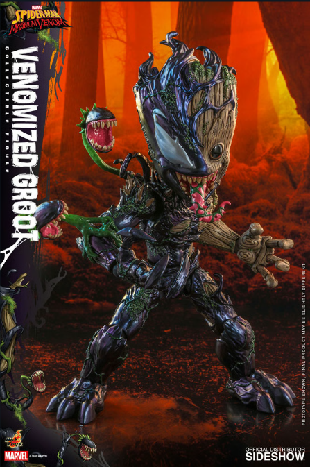 HOT TOYS MARVEL THE SPIDER-MAN: MAXIMUM VENOM - VENOMIZED GROOT LIFE-SIZE TMS027 - Anotoys Collectibles