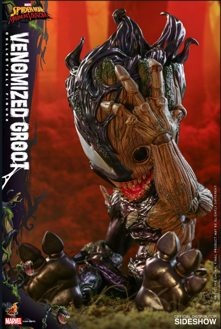 HOT TOYS MARVEL THE SPIDER-MAN: MAXIMUM VENOM - VENOMIZED GROOT LIFE-SIZE TMS027 - Anotoys Collectibles