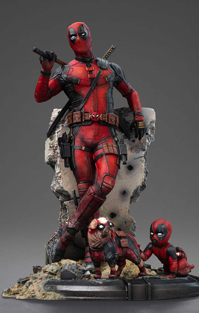 IRON STUDIOS DEADPOOL D&W 1/10 ART SCALE STATUE(PRE-ORDER) - Anotoys Collectibles